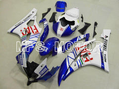 Yamaha YZF-R6 2006-2007 Injection ABS verkleidung - FIAT - Blau Weiß - MFS5300