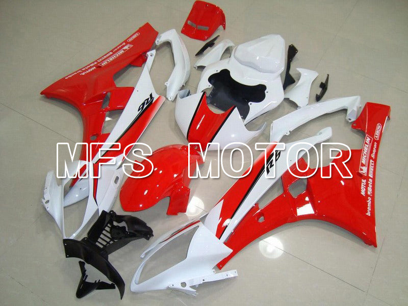 Yamaha YZF-R6 2006-2007 Injection ABS verkleidung - MOTUL - Rot Schwarz - MFS5318