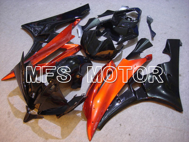 Yamaha YZF-R6 2006-2007 Injection ABS verkleidung - Factory Style - Schwarz Orange - MFS5349