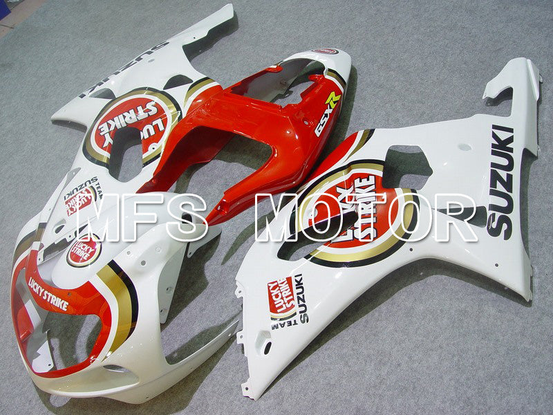 Suzuki GSXR1000 2000-2002 Injection ABS Fairing - Lucky Strike - Red White - MFS5431
