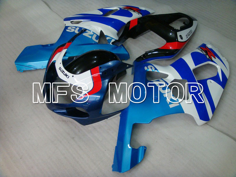 Carénage ABS injecté Suzuki GSXR1000 2000-2002 - Style usine - Bleu Blanc - MFS5453