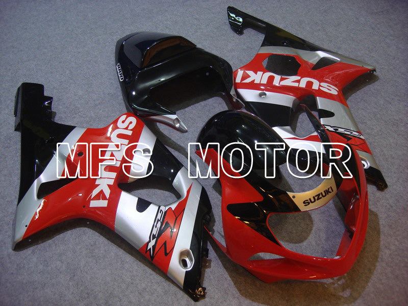 Carénage ABS injecté Suzuki GSXR1000 2000-2002 - Style usine - Rouge argent - MFS5470