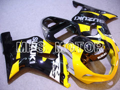 Suzuki GSXR1000 2000-2002 Injection ABS verkleidung - Factory Style - Gelb Schwarz - MFS5487