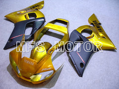 Yamaha YZF-R6 1998-2002 Injection ABS verkleidung - Factory Style - Schwarz Gold - MFS5507