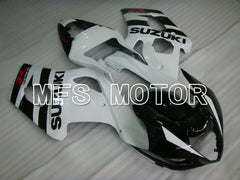 Suzuki GSXR1000 2003-2004 Injection ABS verkleidung - Schwarz Weiß - Fabrikstil - MFS5528