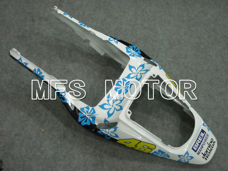 Honda CBR600RR 2003-2004 ABS Injection Fairing - Nastro Azzurro - White Blue - MFS5535