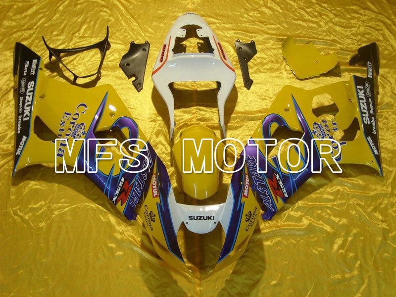 Suzuki GSXR1000 2003-2004 Injection ABS verkleidung - Blau Gelb - Conora - MFS5550
