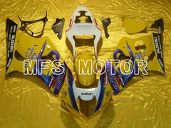 Suzuki GSXR1000 2003-2004 Injection ABS verkleidung - Blau Gelb - Conora - MFS5550