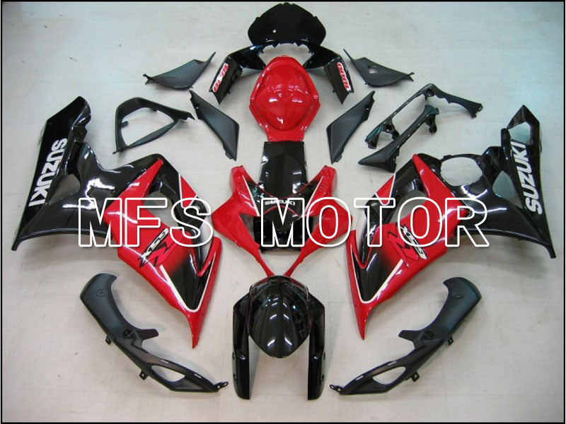 Suzuki GSXR1000 2005-2006 Injection ABS Fairing - Factory Style - Black Red - MFS5597