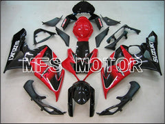 Suzuki GSXR1000 2005-2006 Injection ABS Fairing - Factory Style - Black Red - MFS5597