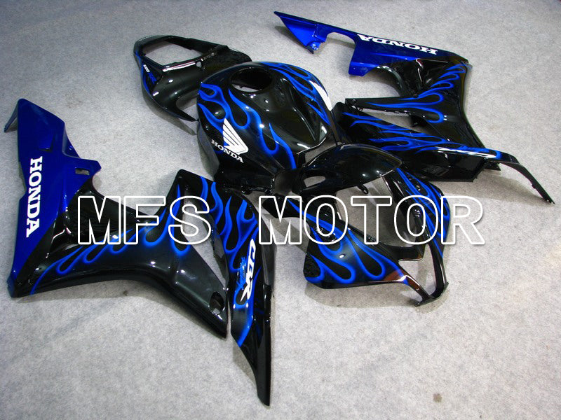 Carénage ABS injecté Honda CBR600RR 2007-2008 - Flamme - Noir Bleu - MFS5624
