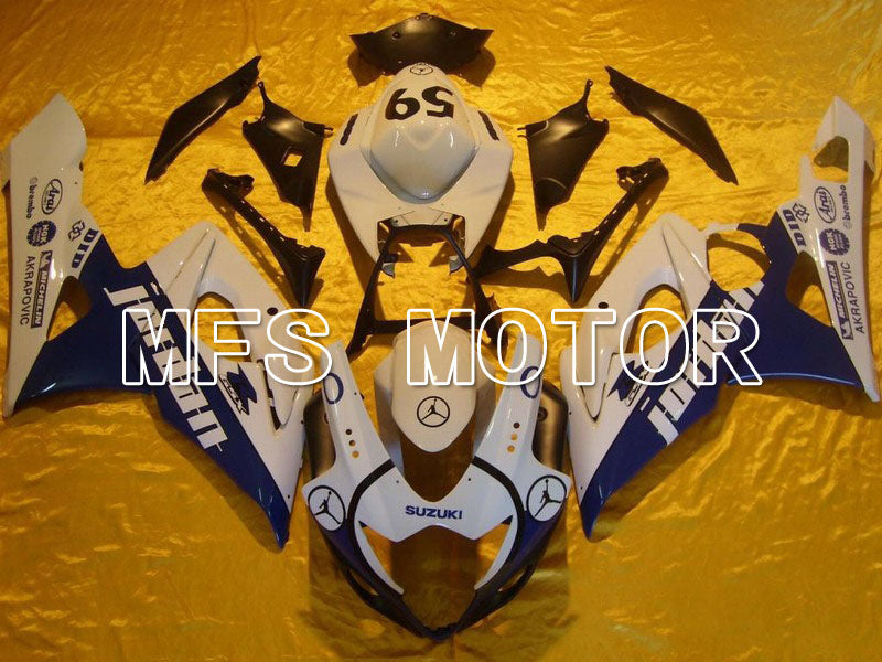 Suzuki GSXR1000 2005-2006 Injection ABS Fairing - Jordan - Blue White - MFS5646