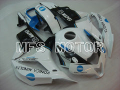 Carénage ABS injecté Honda CBR600RR 2007-2008 - Konica Minolta - Noir Blanc - MFS5657