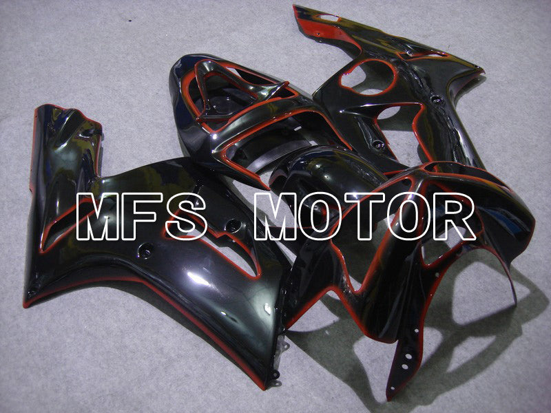 Carénage ABS injecté Kawasaki NINJA ZX6R 2003-2004 - Style usine - Noir - MFS5673