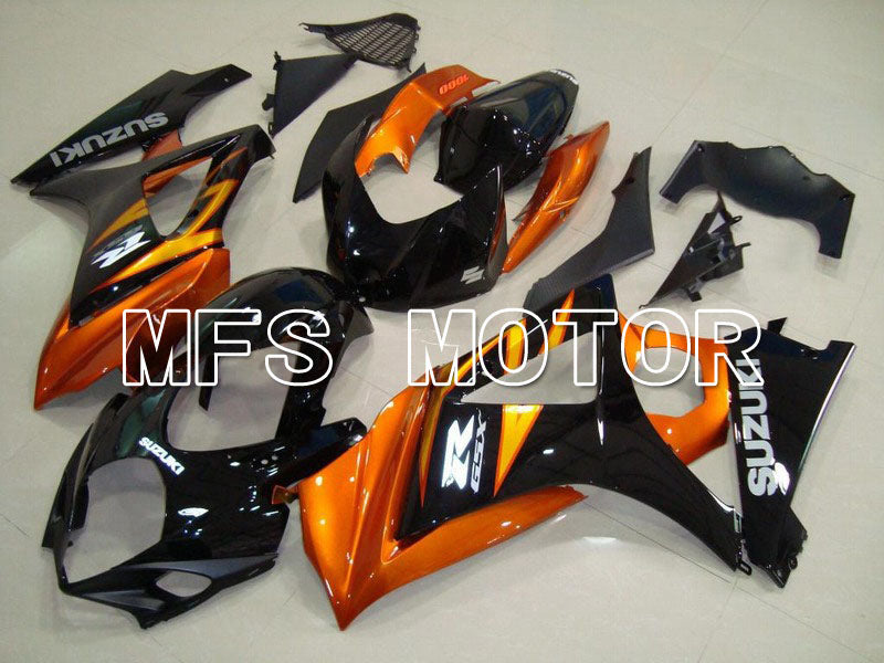 Suzuki GSXR1000 2007-2008 Injection ABS Fairing - Factory Style - Black Orange - MFS5675