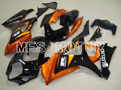 Suzuki GSXR1000 2007-2008 Injection ABS Fairing - Factory Style - Black Orange - MFS5675