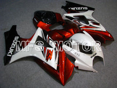 Suzuki GSXR1000 2007-2008 Injection ABS verkleidung - Factory Style - Schwarz Rot Weiß - MFS5676