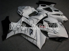 Suzuki GSXR1000 2007-2008 Injection ABS Fairing - Corona - Black White - MFS5683