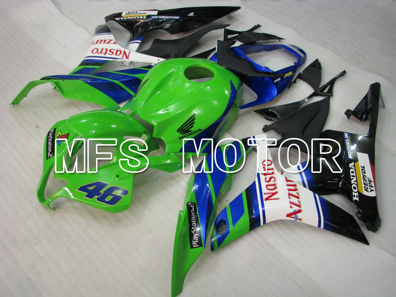 Carénage ABS injecté Honda CBR600RR 2007-2008 - Nastro Azzurro - Jaune Vert - MFS5688