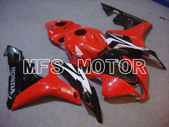 Carénage ABS injecté Honda CBR600RR 2007-2008 - Style usine - Noir Rouge - MFS5700