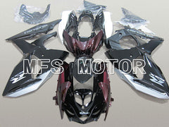 Carénage ABS injecté Suzuki GSXR1000 2009-2016 - Style usine - Noir mat violet - MFS5786