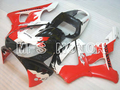 Honda CBR900RR 929 2000-2001 Injection ABS verkleidung - Erion Racing - Schwarz Weiß Rot - MFS5907