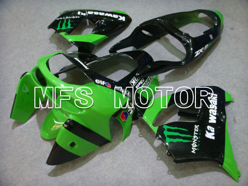 Kawasaki NINJA ZX9R 1998-1999 ABS verkleidung - Monster - Grün Schwarz - MFS5928