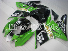 Kawasaki NINJA ZX10R 2004-2005 Injection ABS Fairing - MAXXIS - Black Green - MFS5944