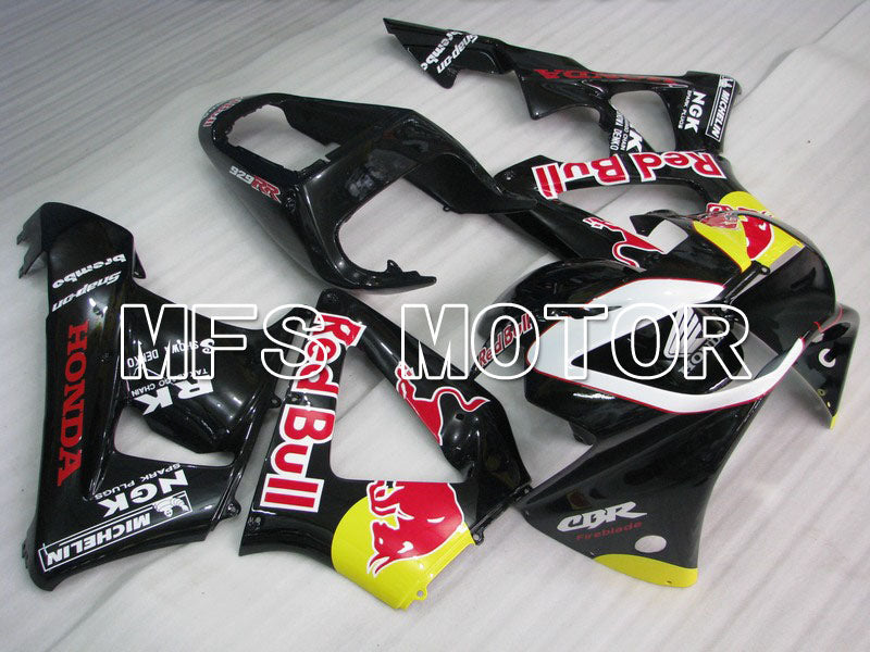 Carénage ABS injecté pour Honda CBR900RR 929 2000-2001 - Red Bull - Noir - MFS5953