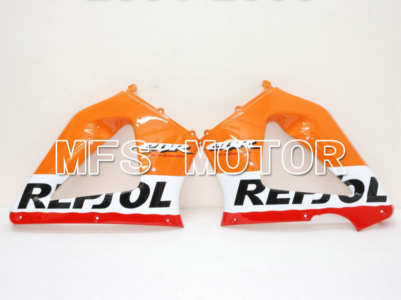 Honda CBR900RR 929 2000-2001 Injection ABS verkleidung - Repsol - Schwarz Orange Rot - MFS5959