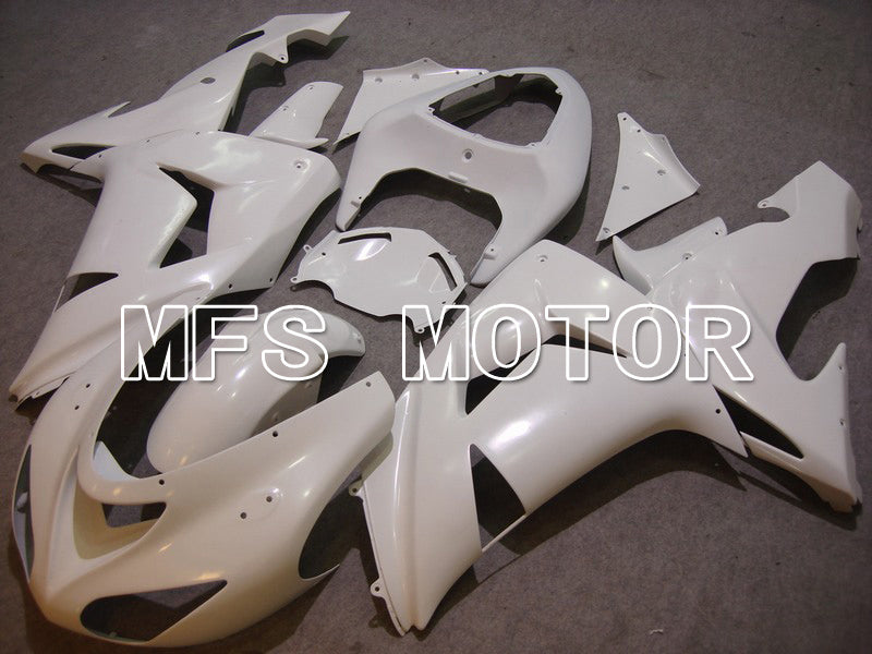 Carénage ABS injecté Kawasaki NINJA ZX10R 2006-2007 - Style usine - Blanc - MFS5961