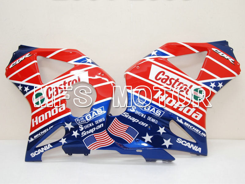 Honda CBR900RR 954 2002-2003 Injection ABS Fairing - Castrol - Blue Red - MFS5974
