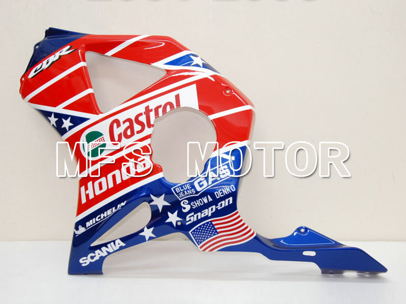Honda CBR900RR 954 2002-2003 Injection ABS Fairing - Castrol - Blue Red - MFS5974
