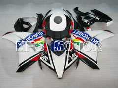 Honda CBR1000RR 2008-2011 Injection ABS verkleidung - CARRERA - Schwarz Weiß - MFS6180