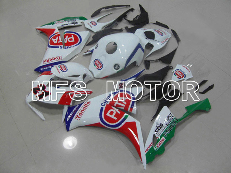 Carénage ABS injecté Honda CBR1000RR 2012-2016 - PATA - Rouge Blanc - MFS6283
