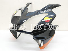 Honda VFR800 2002-2013 Injection ABS verkleidung - Repsol - Rot Orange Schwarz - MFS6334