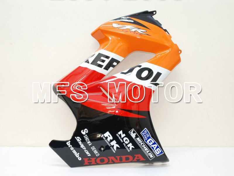 Honda VFR800 2002-2013 Injection ABS verkleidung - Repsol - Rot Orange Schwarz - MFS6334