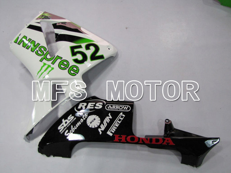 Carénage ABS injecté Honda CBR600RR 2005-2006 - HANN Spree - Noir Blanc Vert - MFS6378