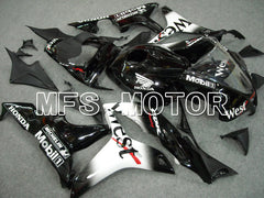 Honda CBR600RR 2007-2008 Injection ABS verkleidung - West - Schwarz Weiß - MFS6397