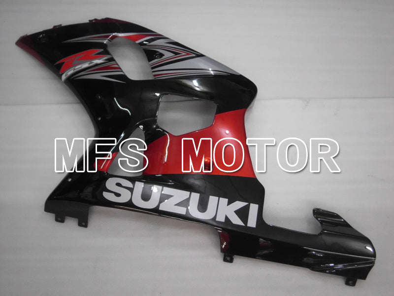 Suzuki GSXR600 2001-2003 Injection ABS Fairing - Factory Style - Black Red - MFS6422