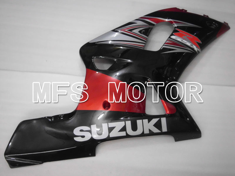 Suzuki GSXR600 2001-2003 Injection ABS Fairing - Factory Style - Black Red - MFS6422