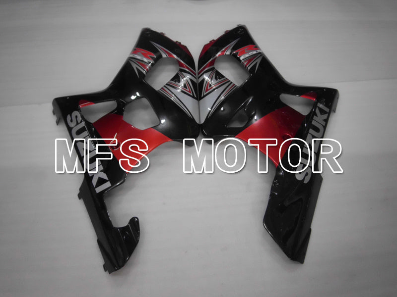 Carénage ABS injecté Suzuki GSXR750 2000-2003 - Style usine - Noir Rouge - MFS7075
