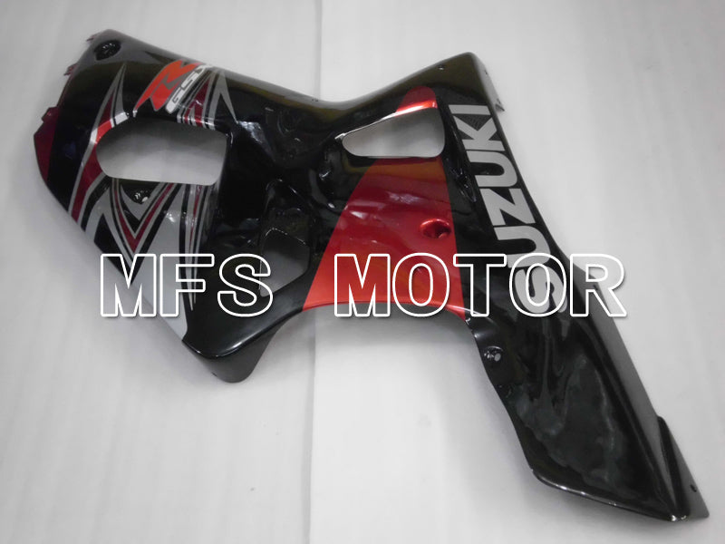 Suzuki GSXR600 2001-2003 Injection ABS Fairing - Factory Style - Black Red - MFS6422