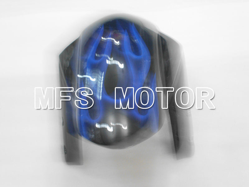 Suzuki GSXR600 GSXR750 2004-2005 Injection ABS Fairing - Flame - Black Blue - MFS6424