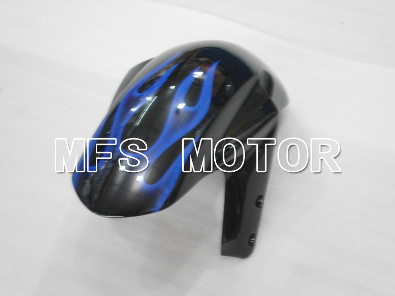 Suzuki GSXR600 GSXR750 2004-2005 Injection ABS Fairing - Flame - Black Blue - MFS6424