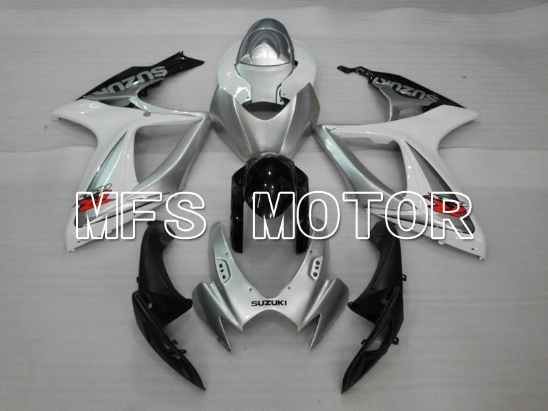 Suzuki GSXR600 GSXR750 2006-2007 Injection ABS Fairing - Factory - White Silver - MFS6438