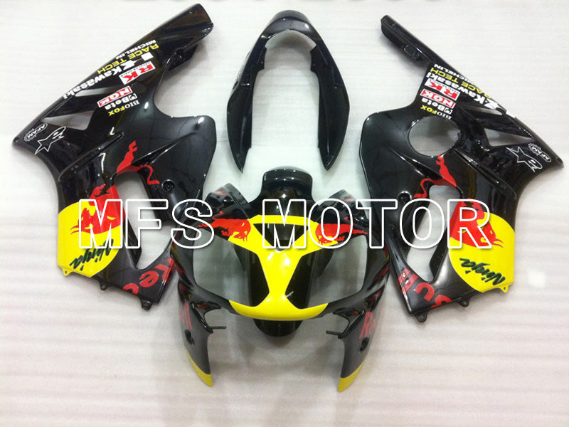 Carénage ABS injecté Kawasaki NINJA ZX12R 2002-2005 - Red Bull - Noir - MFS6439