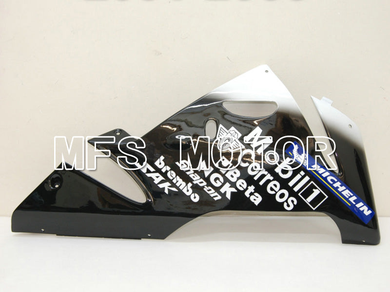 Kawasaki NINJA ZX10R 2004-2005 Injection ABS Fairing - West - Black White - MFS6445
