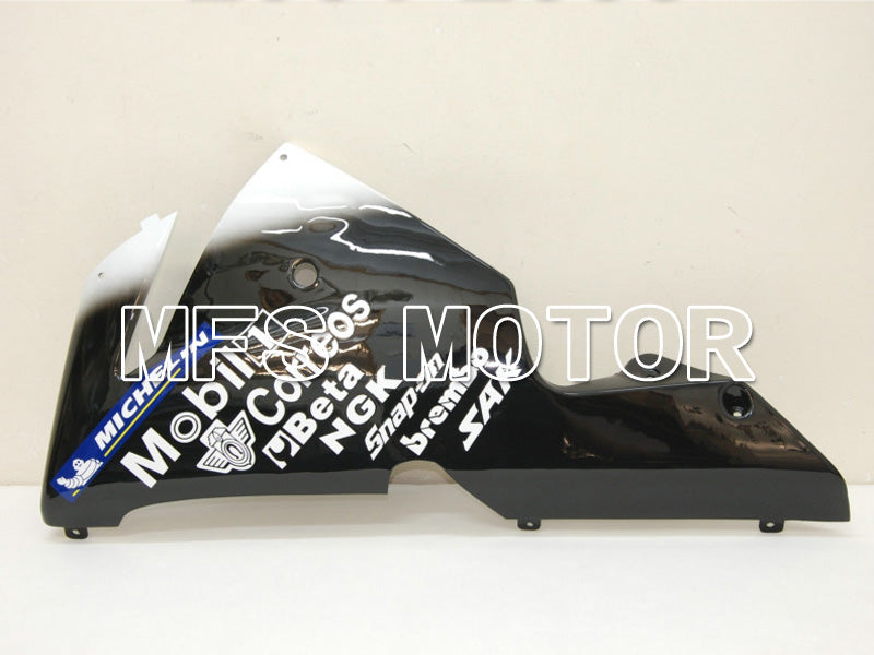 Kawasaki NINJA ZX10R 2004-2005 Injection ABS Fairing - West - Black White - MFS6445