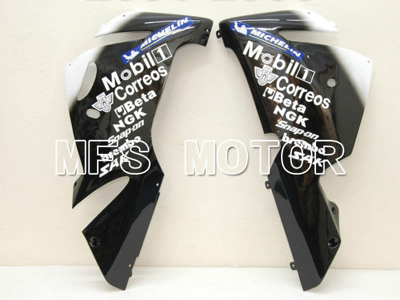 Kawasaki NINJA ZX10R 2004-2005 Injection ABS Fairing - West - Black White - MFS6445